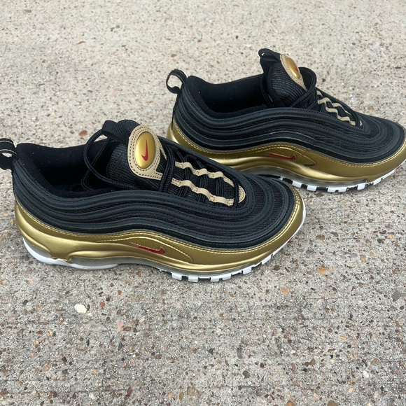 Nike Air Max 97 Black metallic Gold - Picture 2 of 9